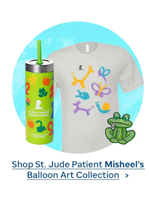 Shop St. Jude Patient Misheel’s Balloon Art Collection